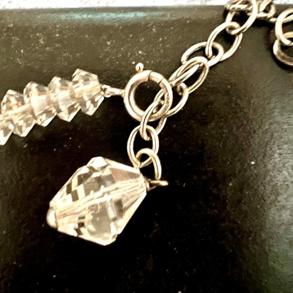 Rock Crystal Necklace with matching earrings Antique - Picture 8 of 14